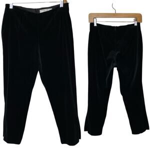 Trina Turk Velvet Stretch Straight Leg Crop Pants